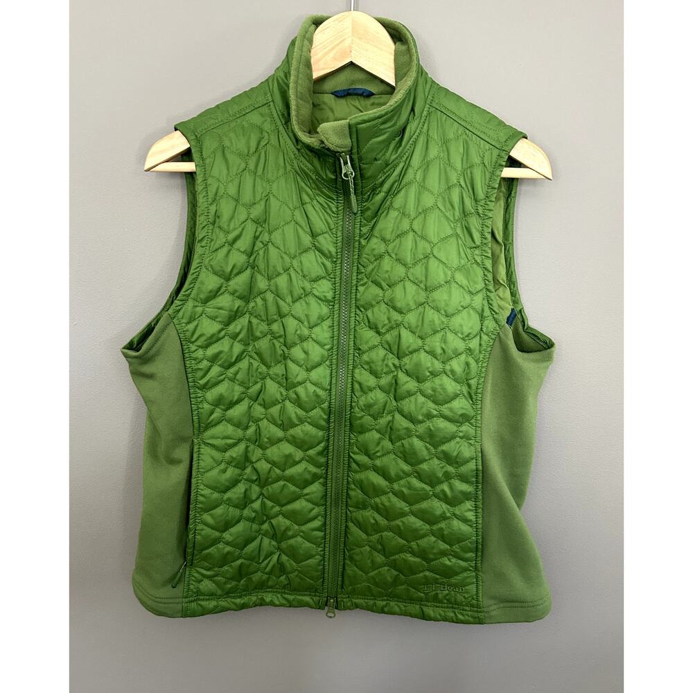 L.L. Bean Women's Green Quilted Thinsulate Puffer Vest (Style: OHMS9) - L